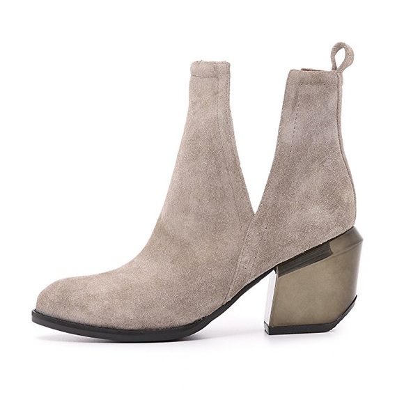 Jeffrey Campbell Shoes - Jeffrey Campbell Orwell bootie metallic heel size9